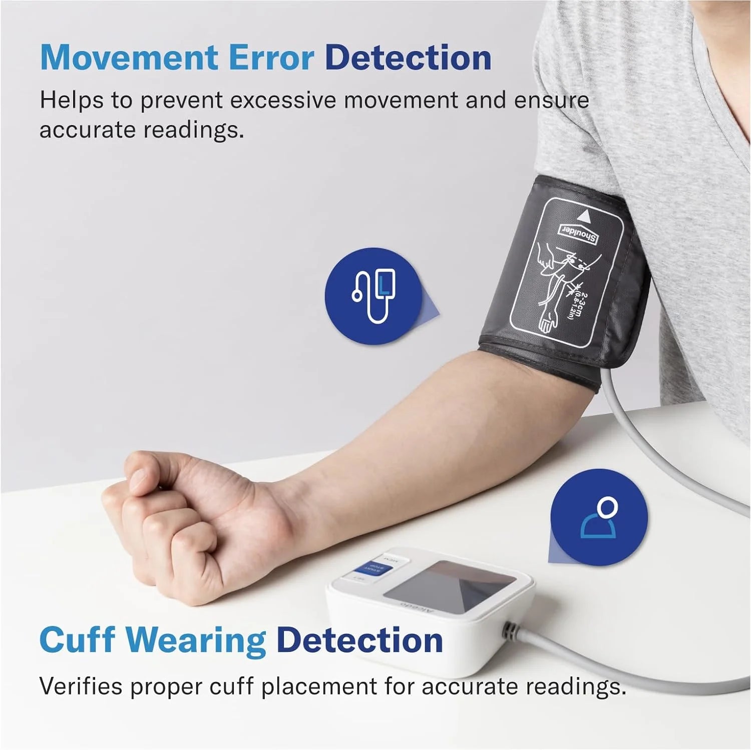 Blood Pressure Monitor for Home Use, Automatic Digital BP Machine with Large Cuff for Upper Arm, LCD Screen, Memory, Talking Function Large Screen