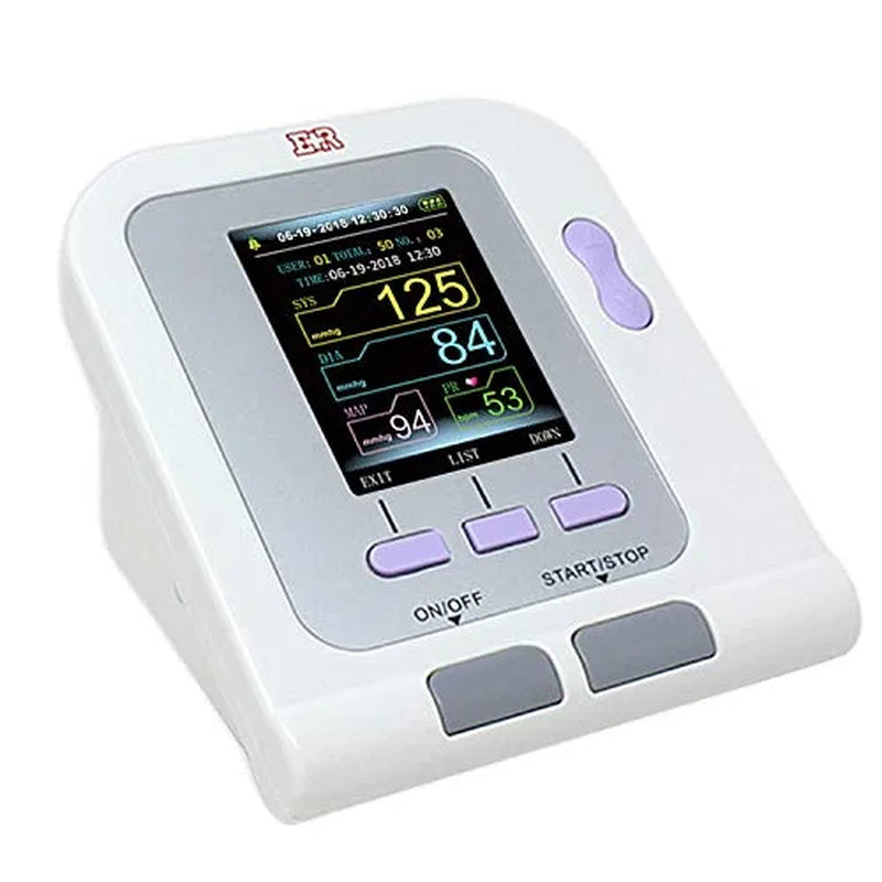Fully Automatic 3 Mode 3 Cuffs Upper Arm Blood Pressure Monitor Electronic Sphygmomanometer