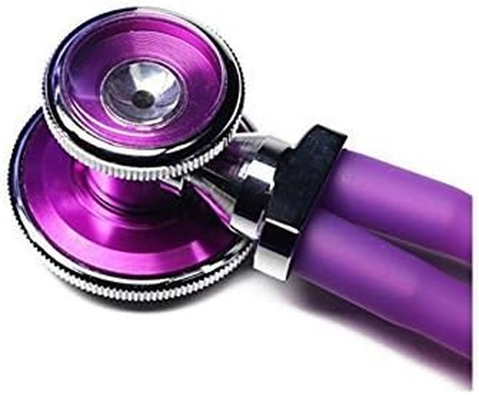 Adult Deluxe Aneroid Sphygmomanometer with Stethoscope - Blood Pressure Cuff Durable and Carrying Case - Manual Blood Pressure Cuff Purple