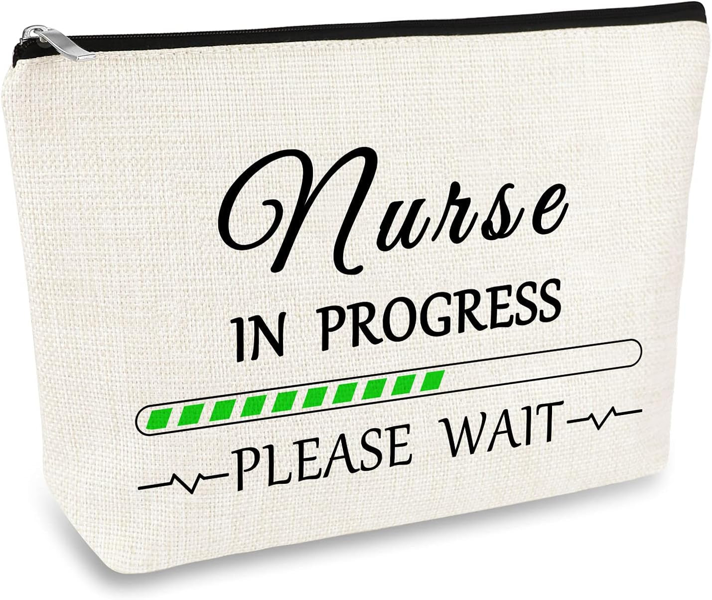 Nurse Appreciation Gift Makeup Bag RN Cosmetic Bag Graduation Nurses' Week Birthday Gift for Nursing School Student Women Coworker Sister Nurse Practitioner Present Travel Zipper Toiletries Pouch