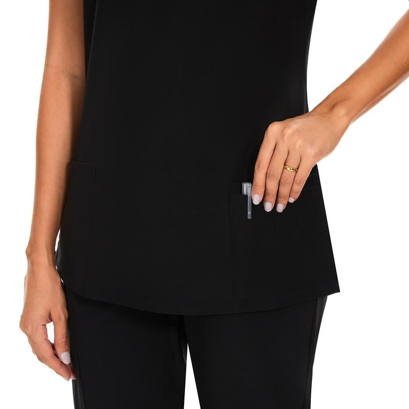 Cozyfit Scrubs for Women Luna Vital Set - Stretch V-Neck Scrub Top & Jogger Pant with 8 Pockets Clothes Workwear Womenswear Comfort