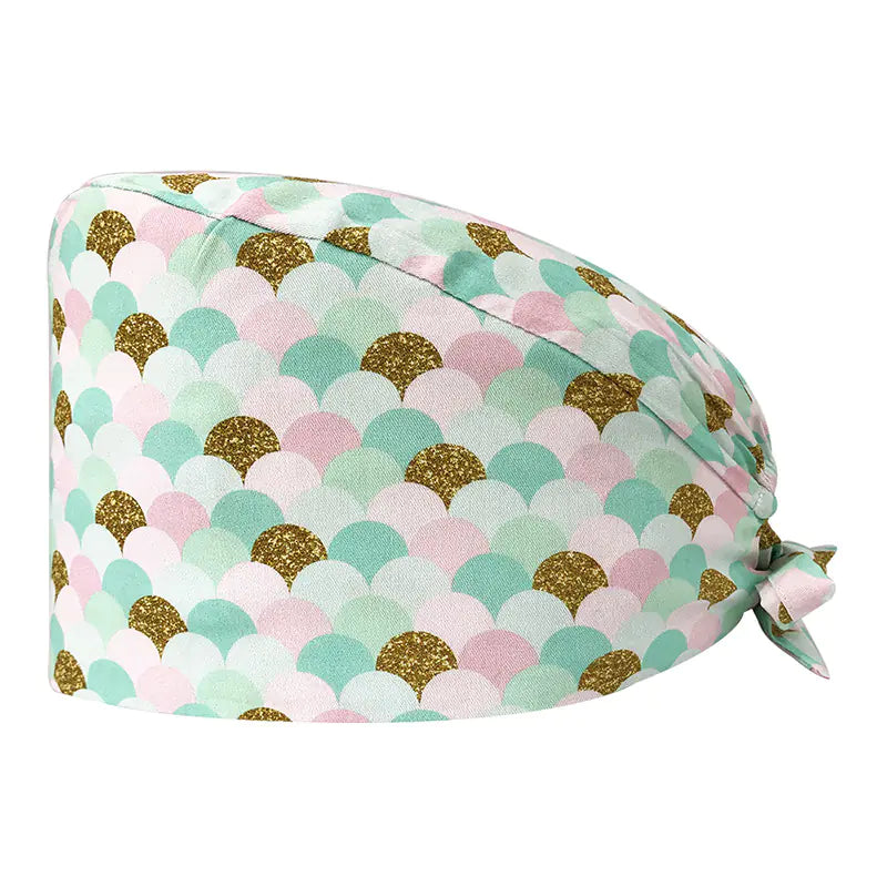 Cute Cotton Nurse Hat with Fun Prints