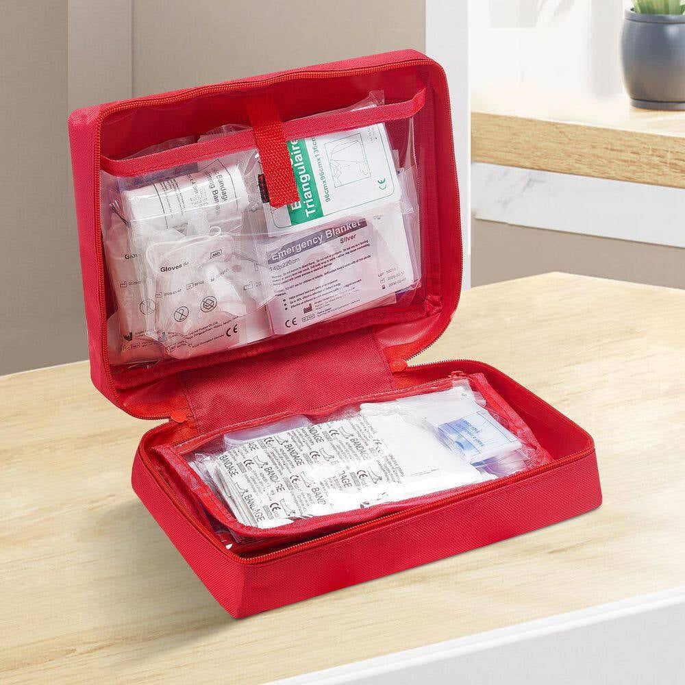 First Aid Kit 420 Pcs 600D Nylon Large Survival First Aid Bag Emergency Medical Supplies