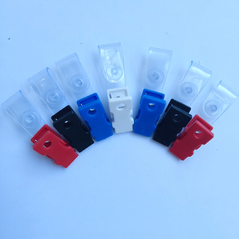 PVC Badge Holder Clips for Doctors and Nurses