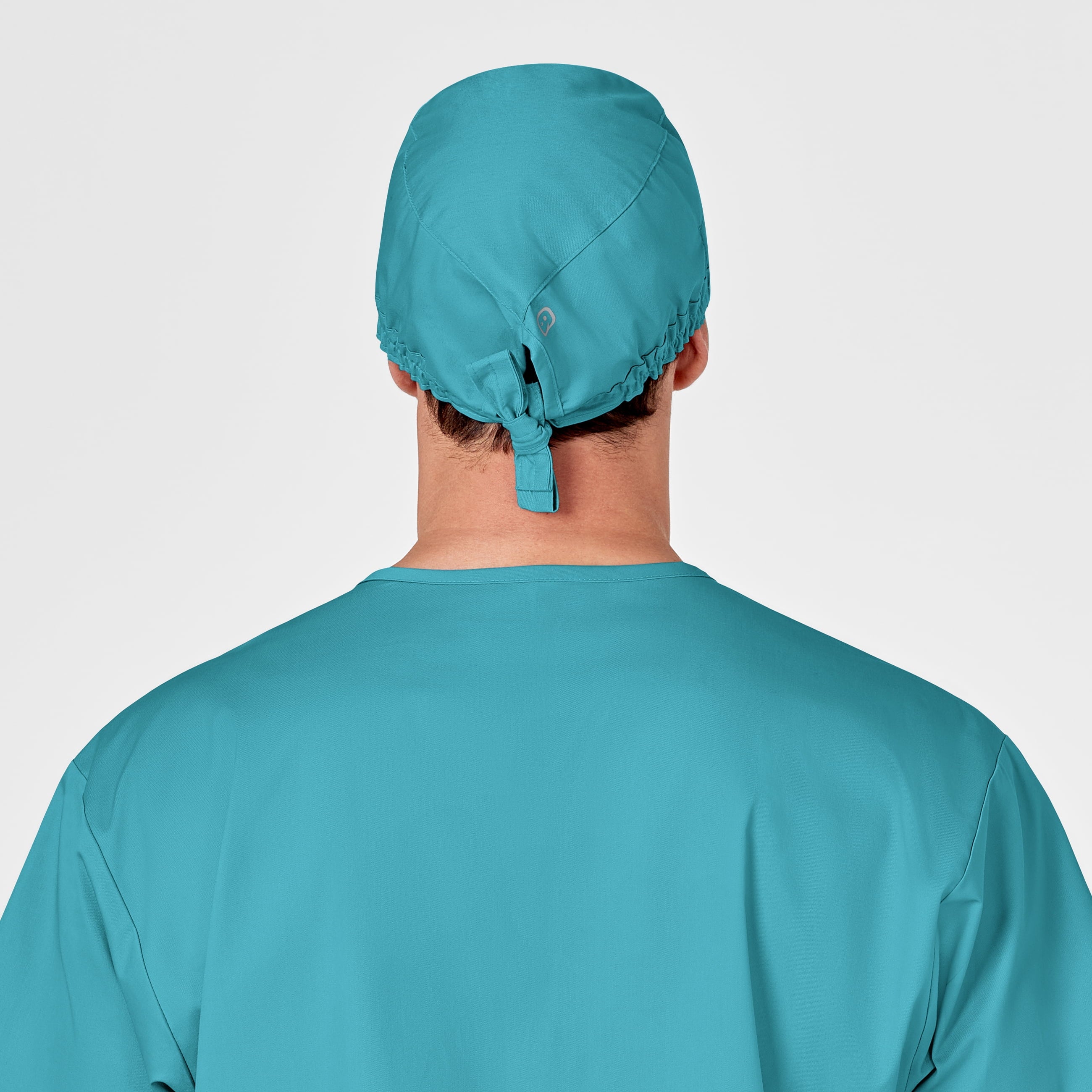 Unisex Tie Back Scrub Cap, Teal Blue, OS Womens