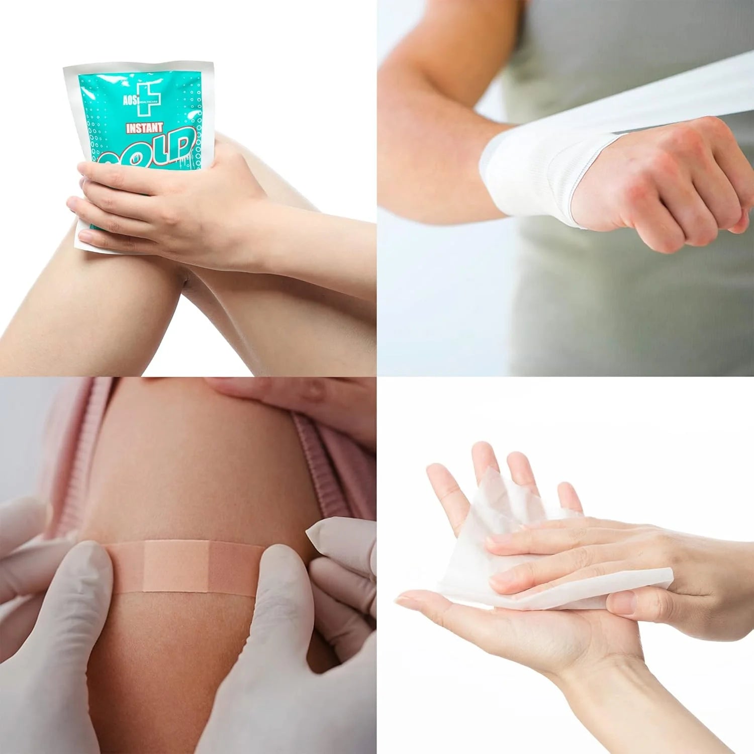 160 Piece First Aid Kit Refill - Extra Replacement Medical Supplies