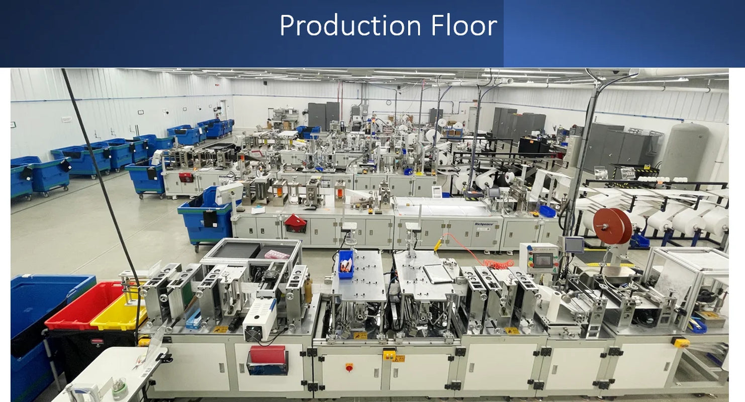 , ASTM Level 3, 4-Ply, 150 Disposable Face Mask, Made in the USA