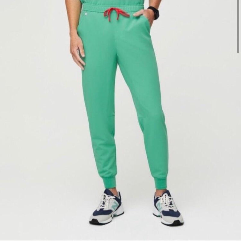 FIGS Men’S Pants Scrub Green Tansen Surgery Technical Collection Menswear Stylish Trouser Pockets Fabric Underwear Beige Casual Tropical