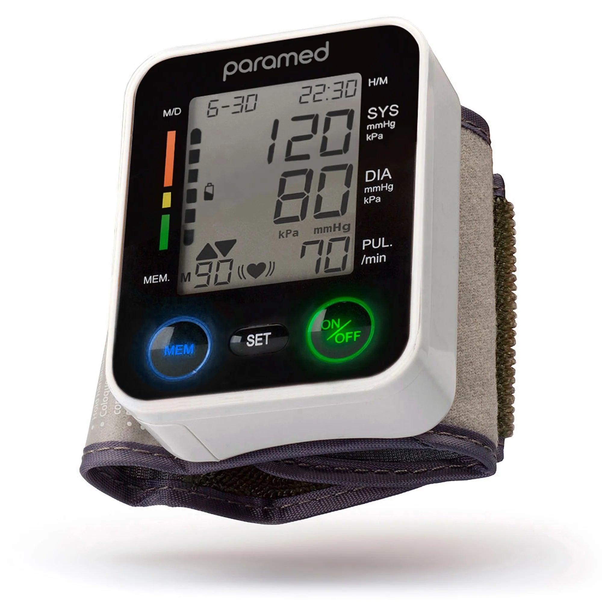 Wrist Blood Pressure Monitor, Adjustable Blood Pressure Cuff for Wrist & Carrying Case