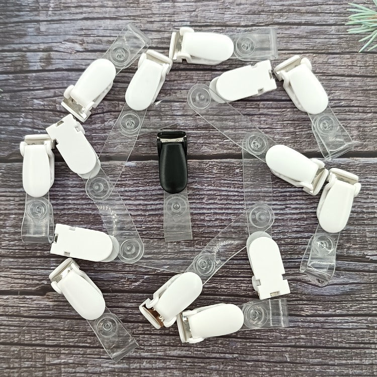 PVC Badge Holder Clips for Doctors and Nurses