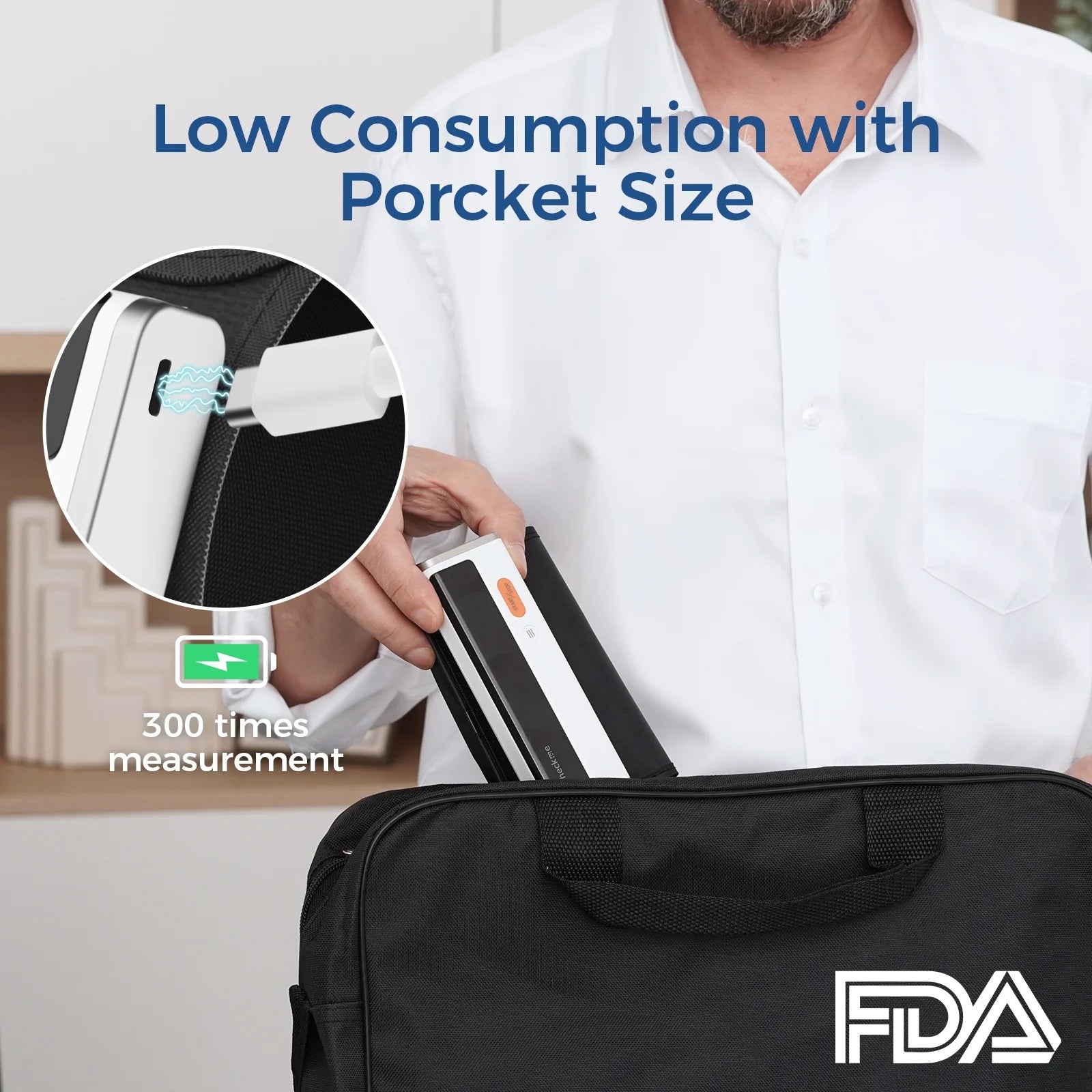 Bluetooth Blood Pressure Monitor and EKG Monitor | Wireless Upper Arm BP Machine with Large Cuff | AI Analysis ECG Monitor | BP2