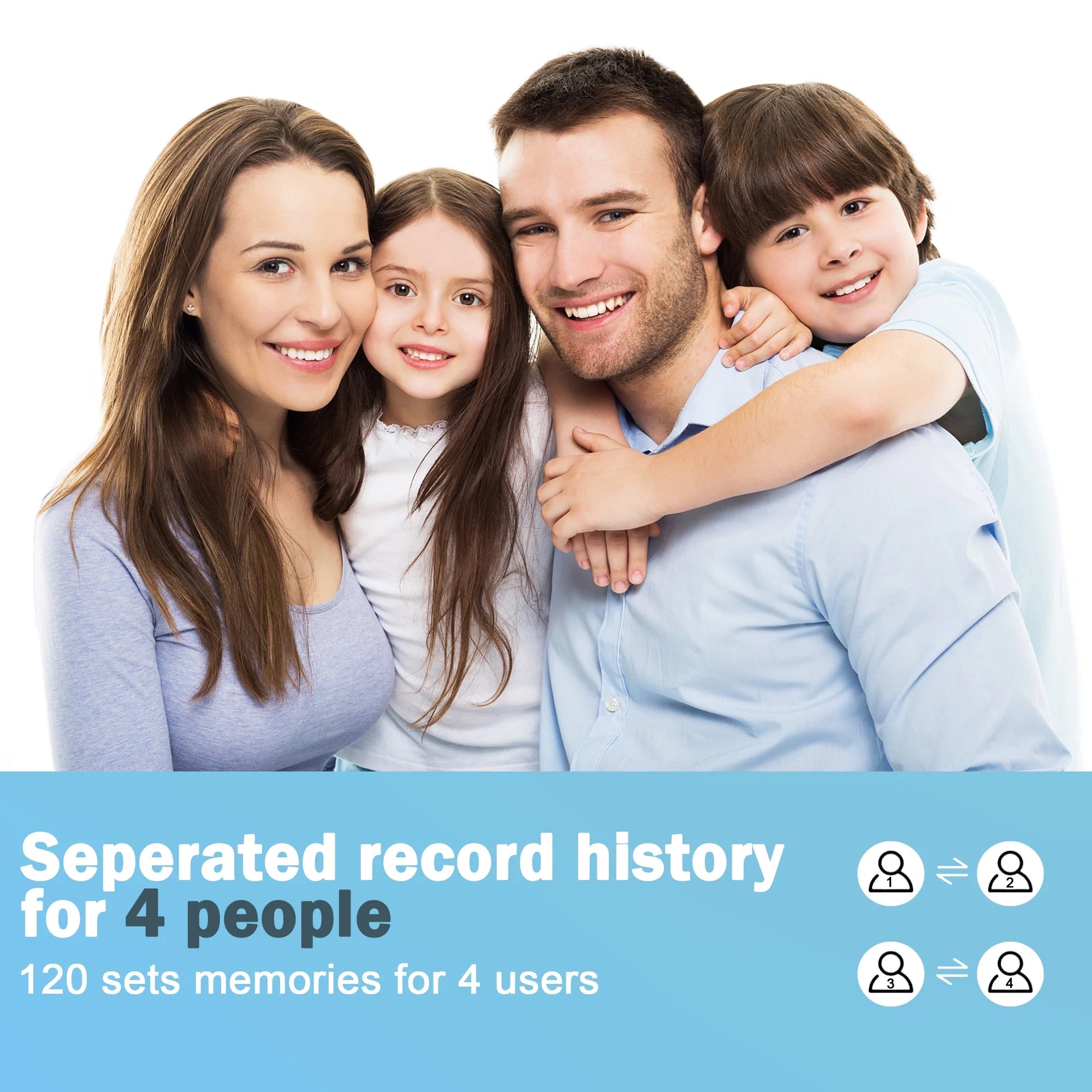 Arm Blood Pressure Monitor with Adaptor and Large Cuff, BP Digital Machine for Home Use