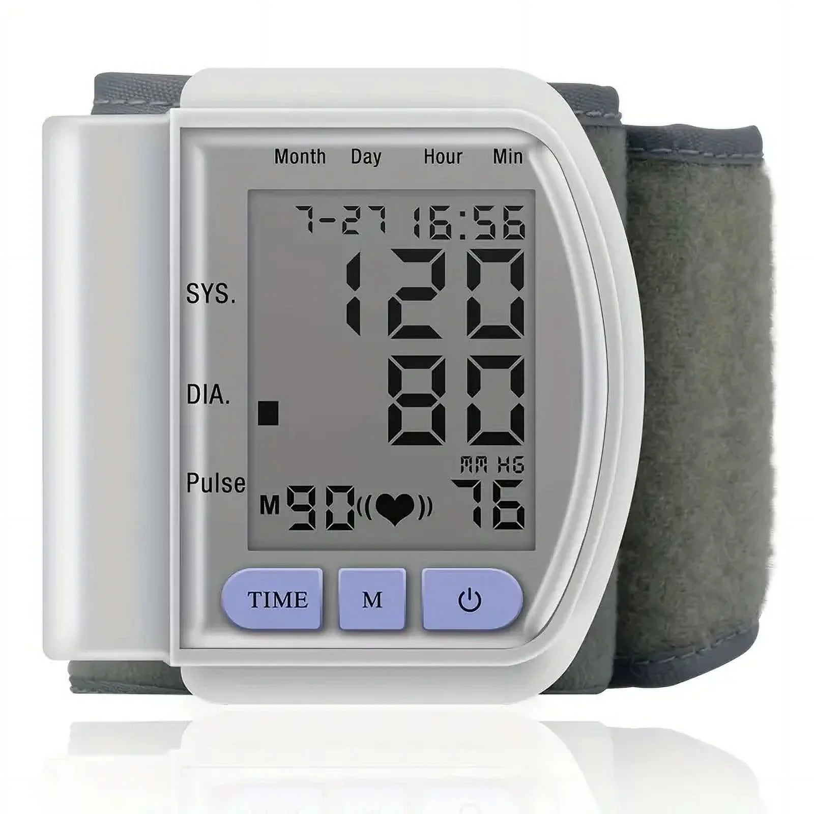 Accurate Blood Pressure Monitoring Made Easy: Wrist Blood Pressure Monitor with Voice Automatic Digital BP Machine & Carrying Case