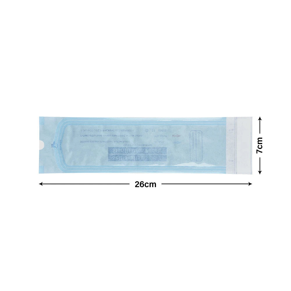 200Pcs Disposable Sterilization Pouch Bags Puncture Self-Sealing Bag 5 Sizes Tattoo Dental Nail Accessories Dental Medical Tools