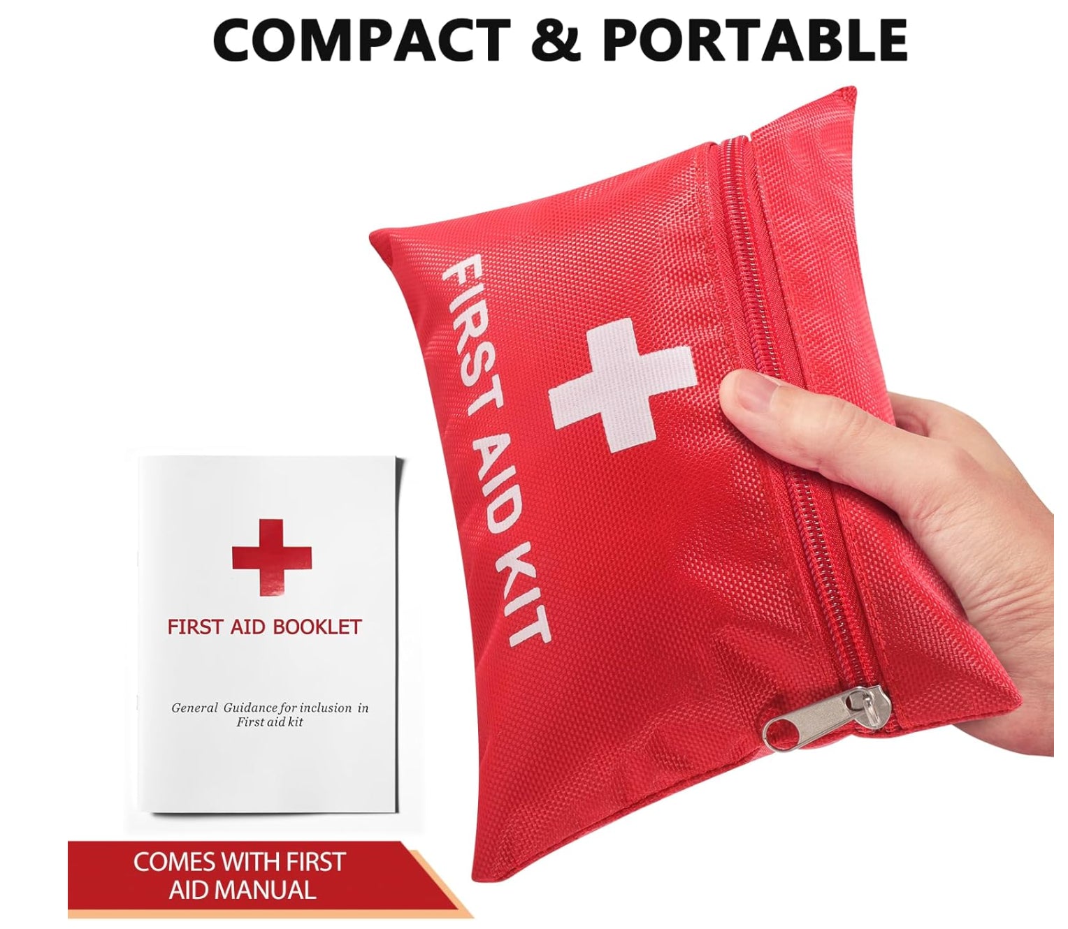 Mini First Aid Kit Bag 116 Pieces Small First Aid Kit Includes Emergency Tape US