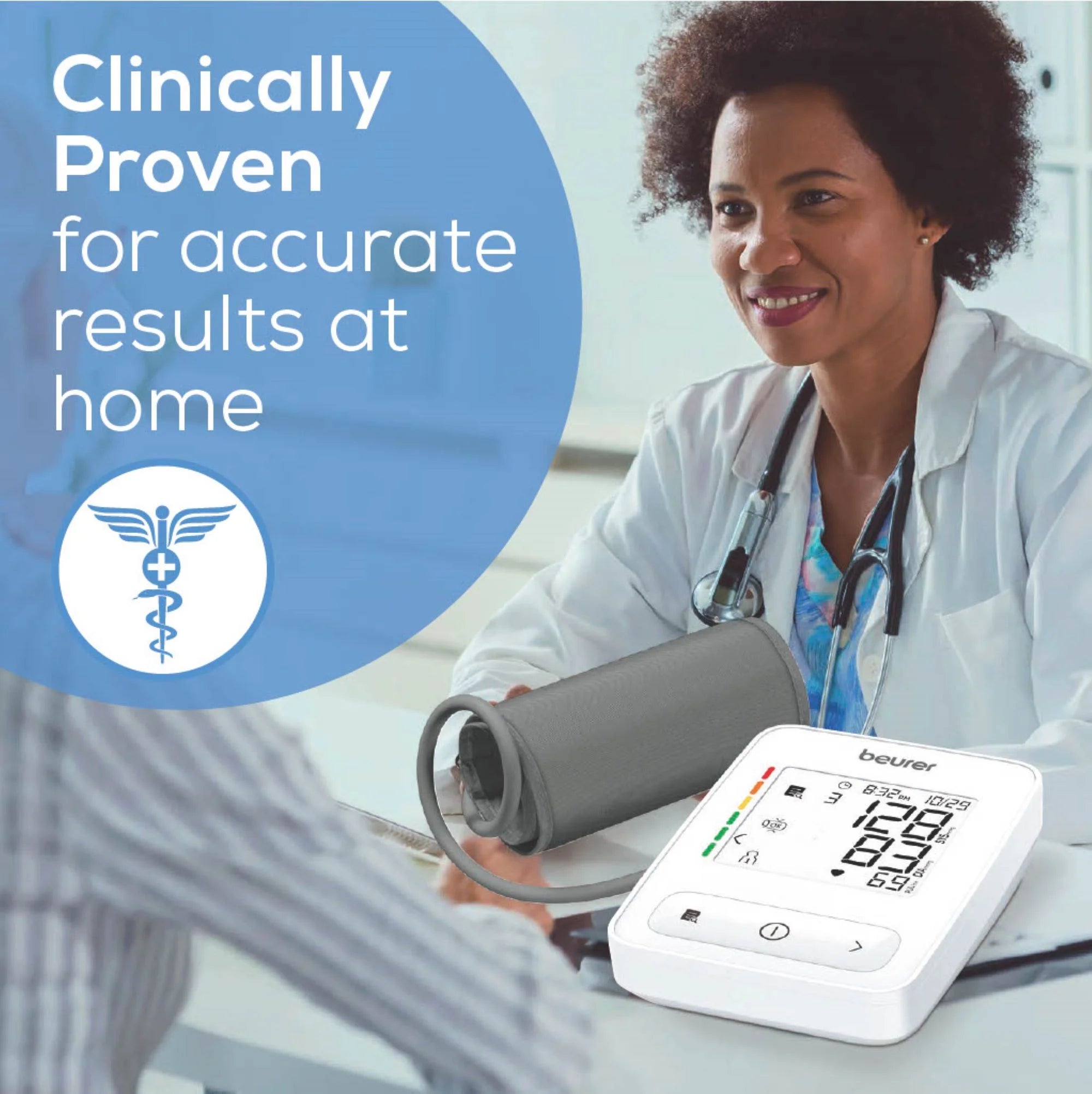 Auto 400 Blood Pressure Monitor, FSA & HSA Eligible, Wide-Range Upper Arm Cuff, Stores 60 Readings