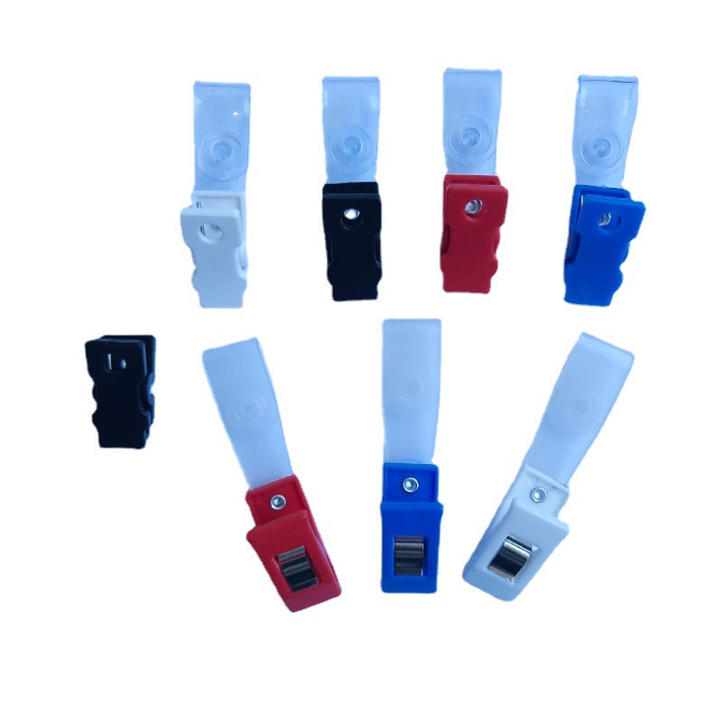 PVC Badge Holder Clips for Doctors and Nurses