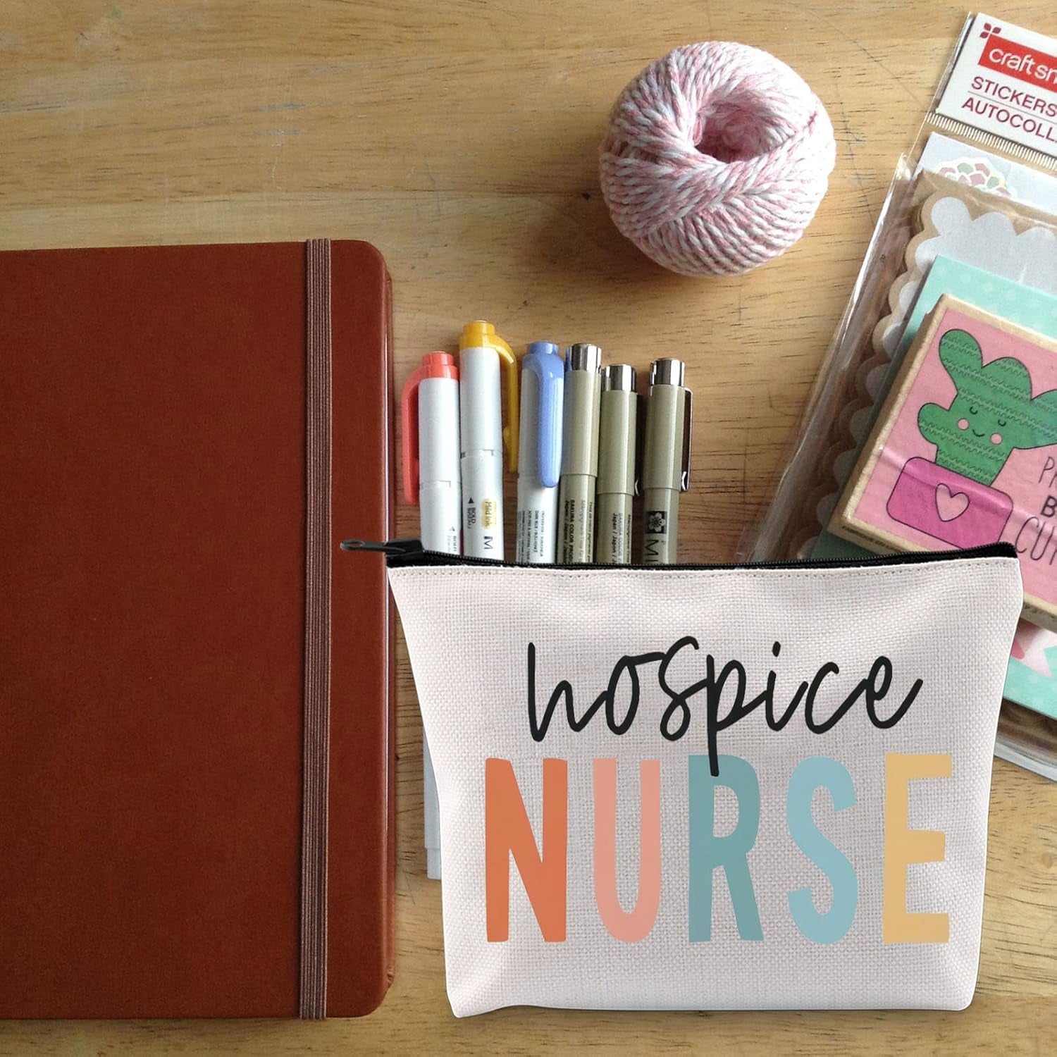 Nurse Gift Nurse Bag Hospice Nurse Makeup Bag Critical Care Nurse Bag ICU Nurse Gift Baby Nurse Gift Nurse Midwife Makeup Bag Nurse Survival Kit(Hospice Nurse)