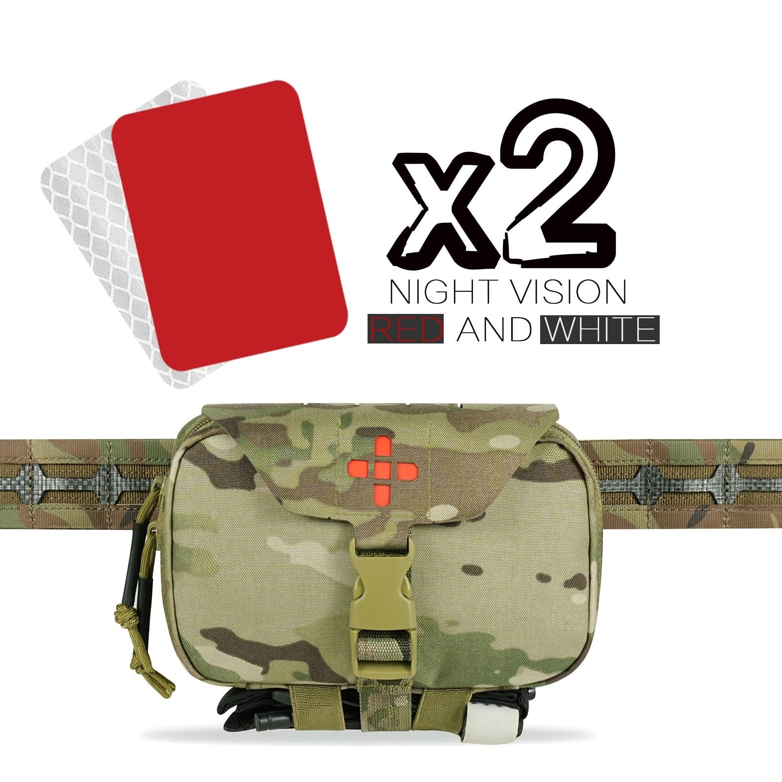 Ifak Pouch-Rapid Deployment Tactical MOLLE Trauma Kit Pouches, Quick Release ...