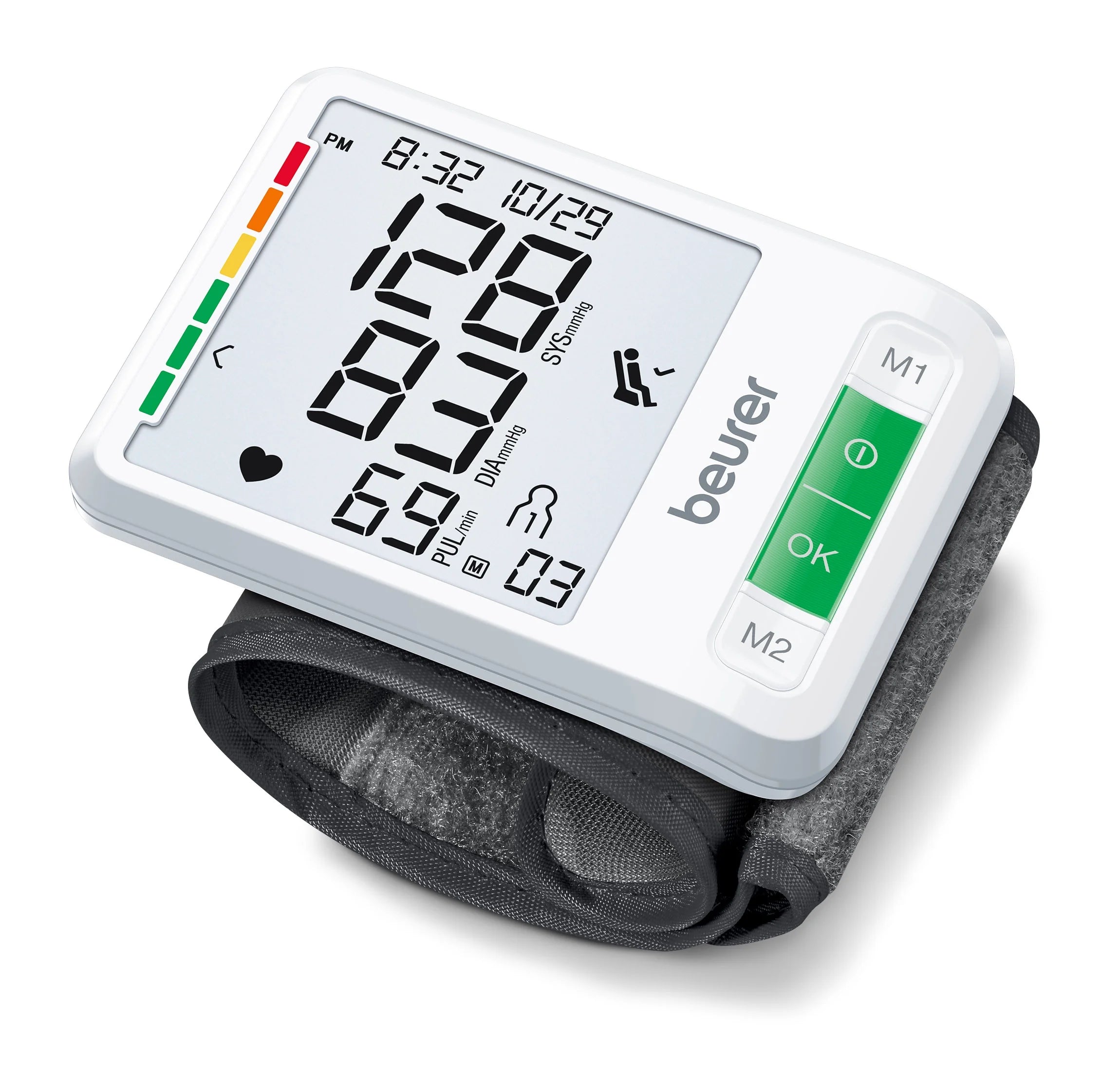 Series 800W Smart Bluetooth Blood Pressure Wrist Monitor, BC87W