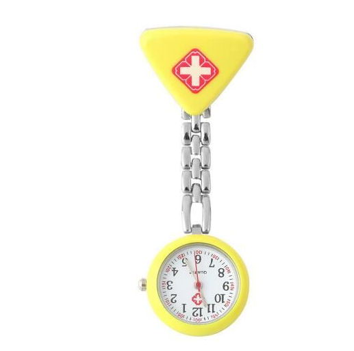 Triangle Nurse Watch with Cross Design for Women