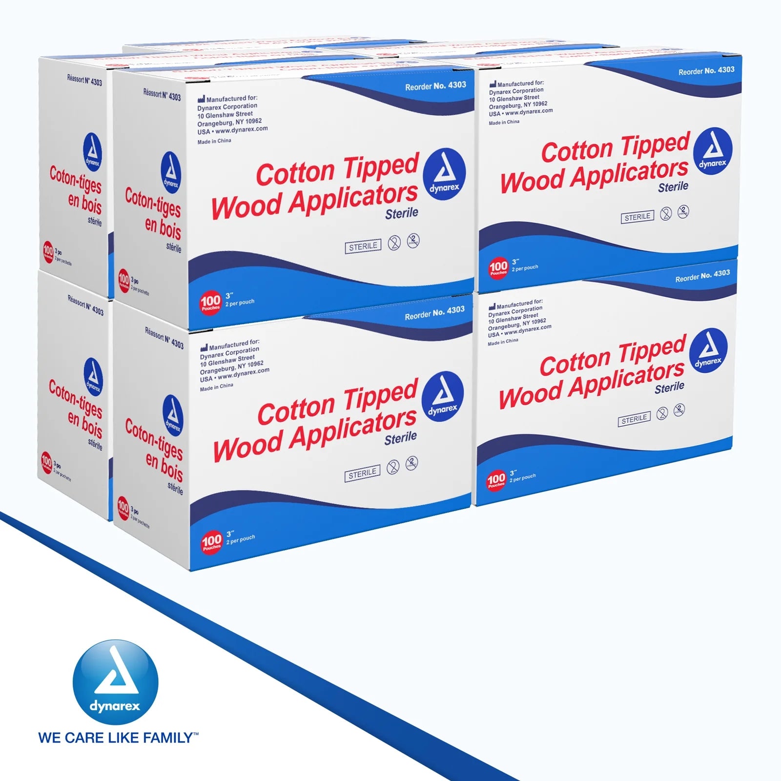 3-Inch Sterile Cotton Tipped Applicators, Single Use Wooden Cotton Tip Applicators for Wound Care & Dressing, Hygiene, Make Up, Cleaning Tools, Jewelry - 1 Case of 2,000 Applicators