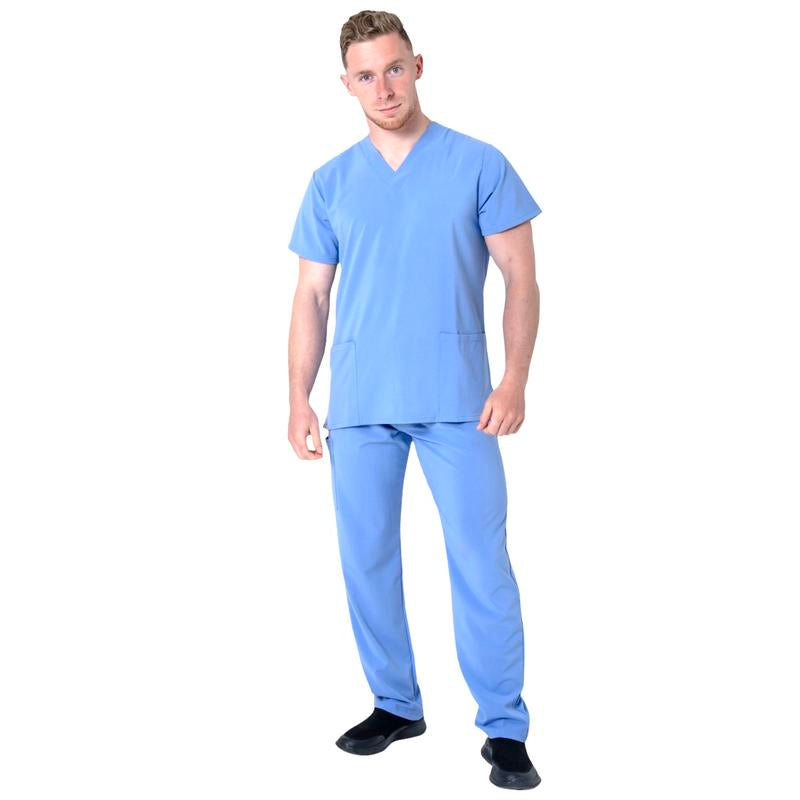 Scrubs for Women Set - Mens Scrubs Set - Unisex Scrubs Set, Nurse Scrubs, Medical Uniforms & Scrubs, Surgical Scrubs, Women Scrubs Sets, Top and Bottom Set Pockets, Anti-Wrinkle, Elastic Drawstring Comfort Fabric Workwear Comfortable Essential