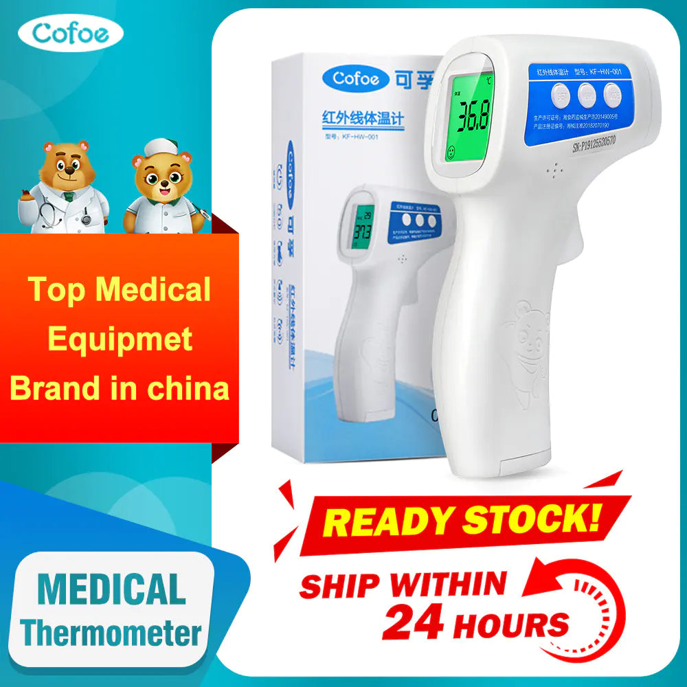 Kef Medical Infrared Forehead Thermometer Gun