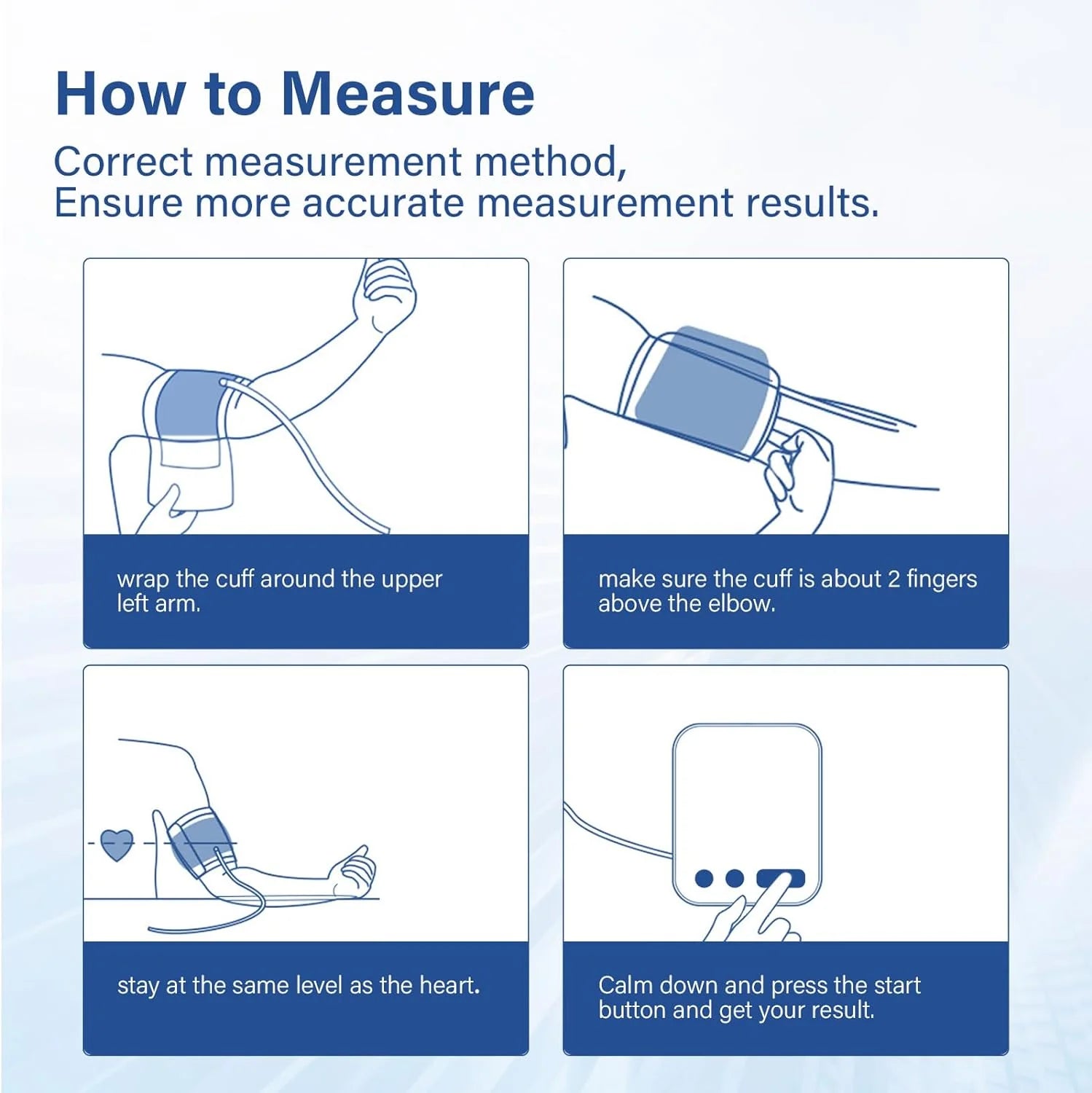 Blood Pressure Monitor , Upper Arm Blood Pressure Monitor BP Machine, Accurate Automatic High Blood Pressure Machine with USB Cable and Pulse Rate Monitor