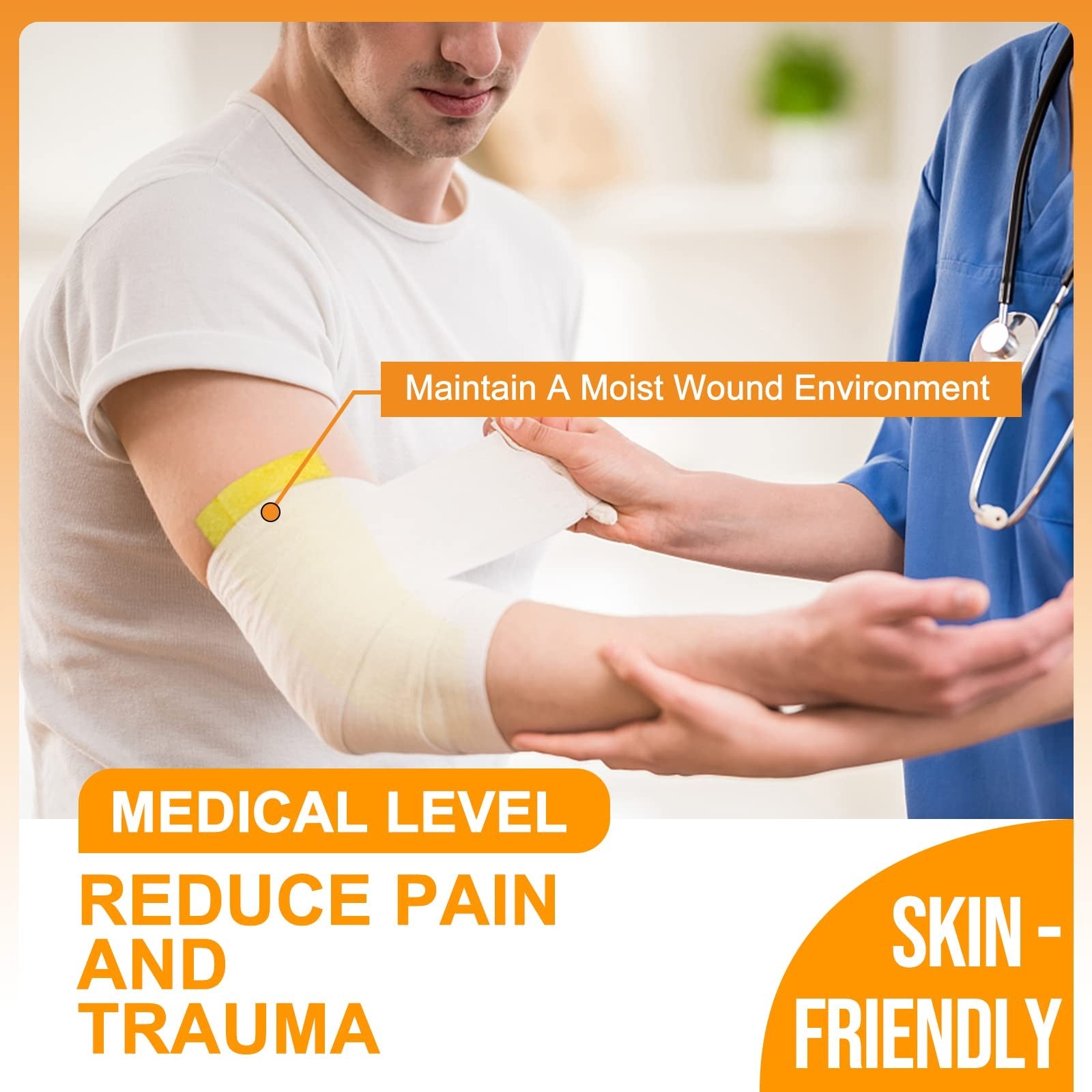 Medical Xeroform Petrolatum Dressing 5"X9", 25 Individual Pack, Non-Adherent ...