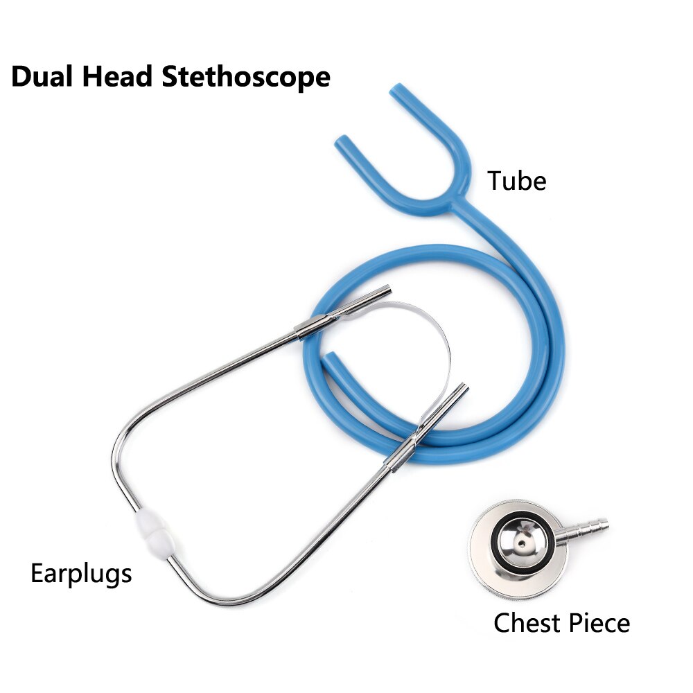 Portable Double Head Stethoscope for Medical Use