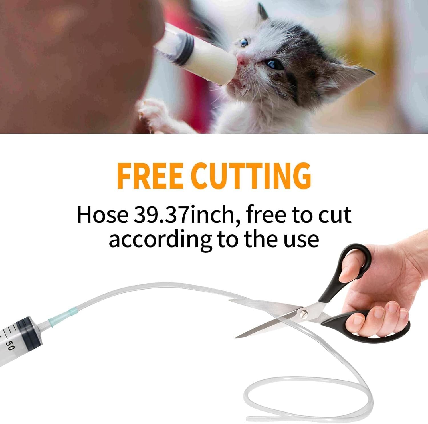 200Ml Large Syringe ,Plastic Syringe with 40 Inches Plastic Tubing For