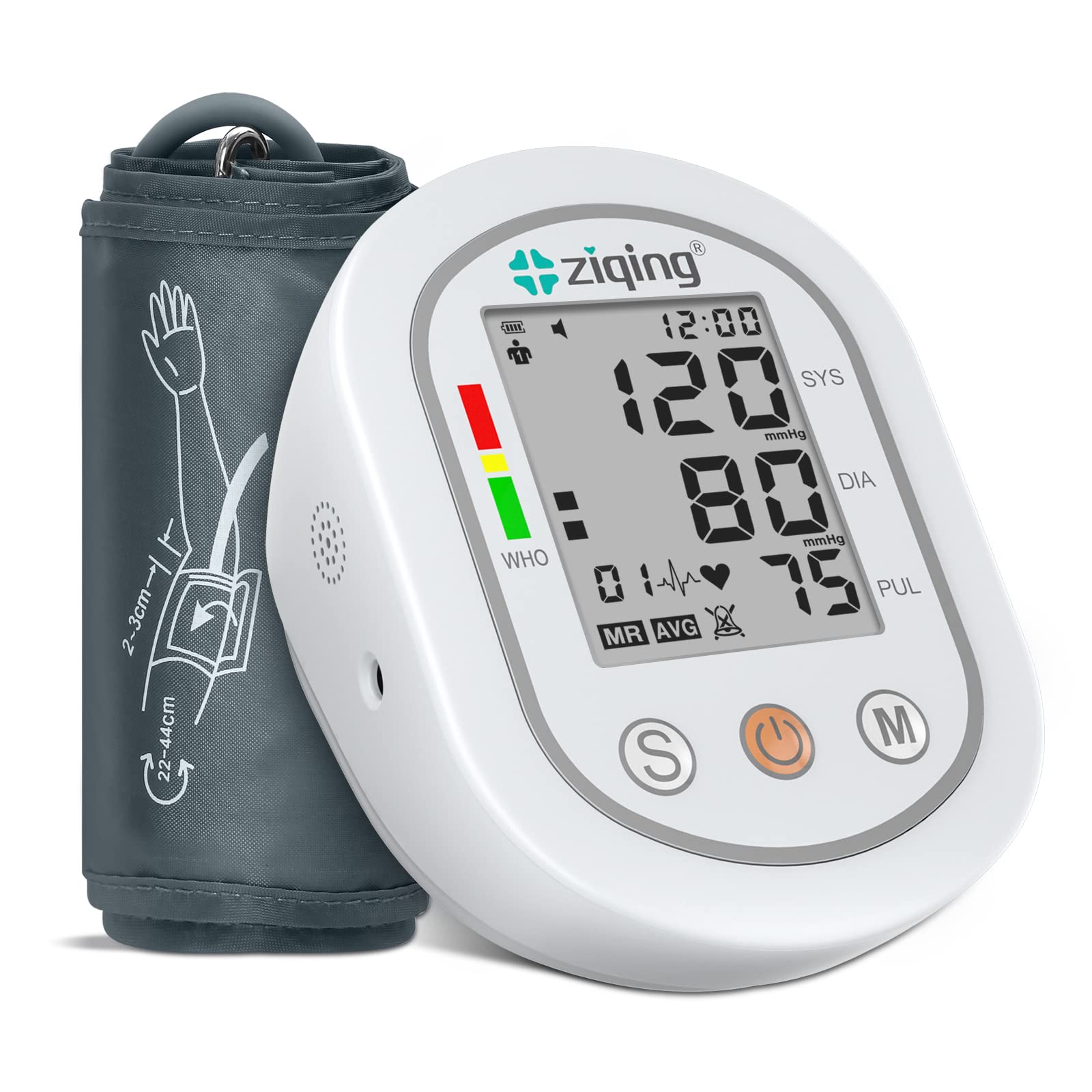 Blood Pressure Machine Upper Arm Blood Pressure Monitor for Home Use - Blood Pressure Cuff 8.7-17.3