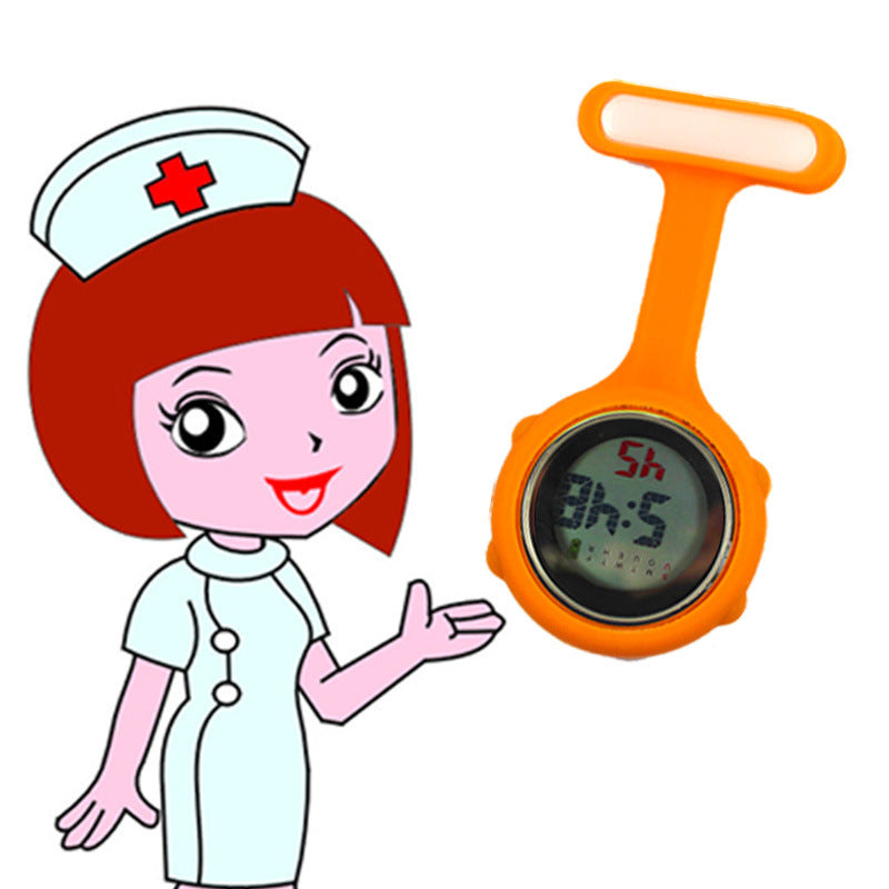 Silicone Nurse Watch with Stylish Design