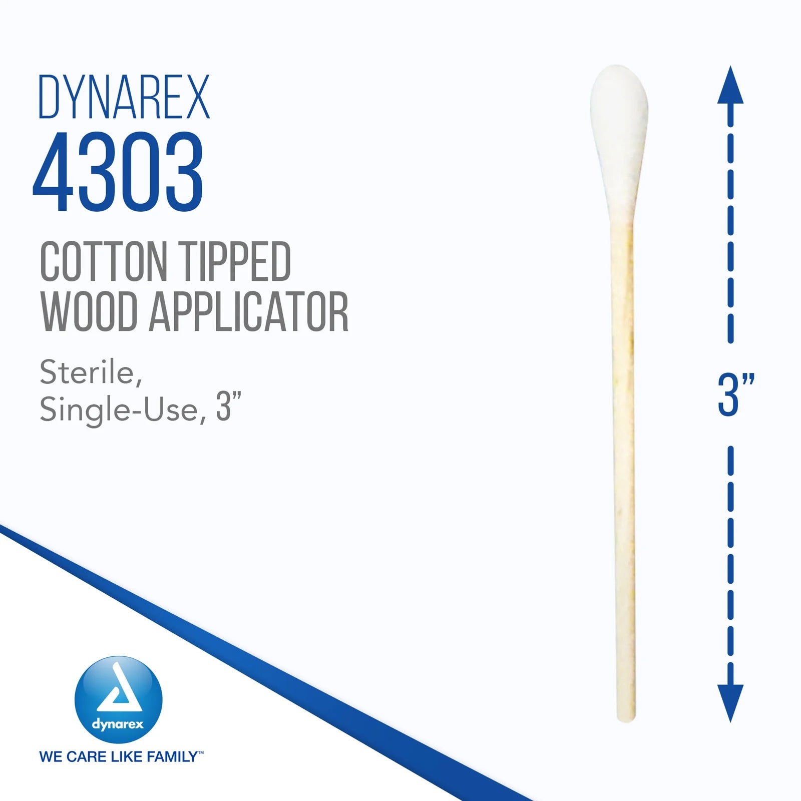 3-Inch Sterile Cotton Tipped Applicators, Single Use Wooden Cotton Tip Applicators for Wound Care & Dressing, Hygiene, Make Up, Cleaning Tools, Jewelry - 1 Case of 2,000 Applicators