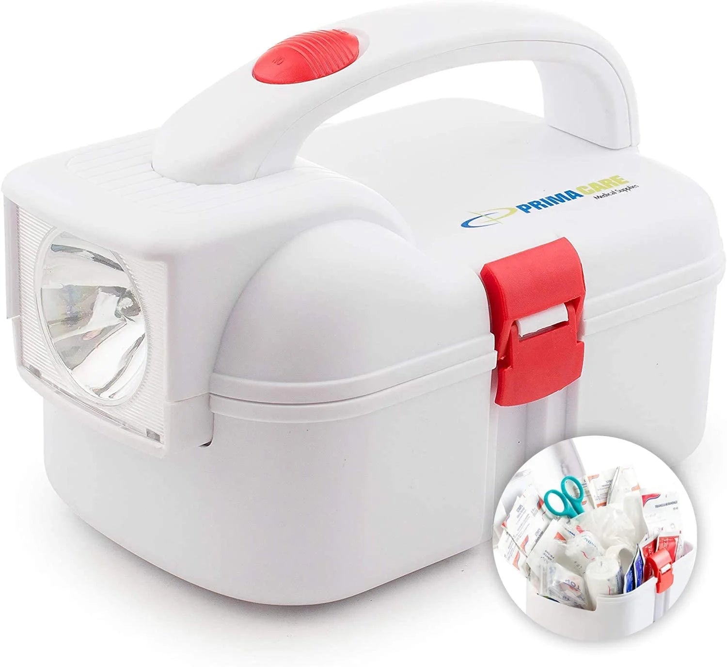 KB-9005 Emergency First Aid Survival Kit Includes Built-In Flashlight