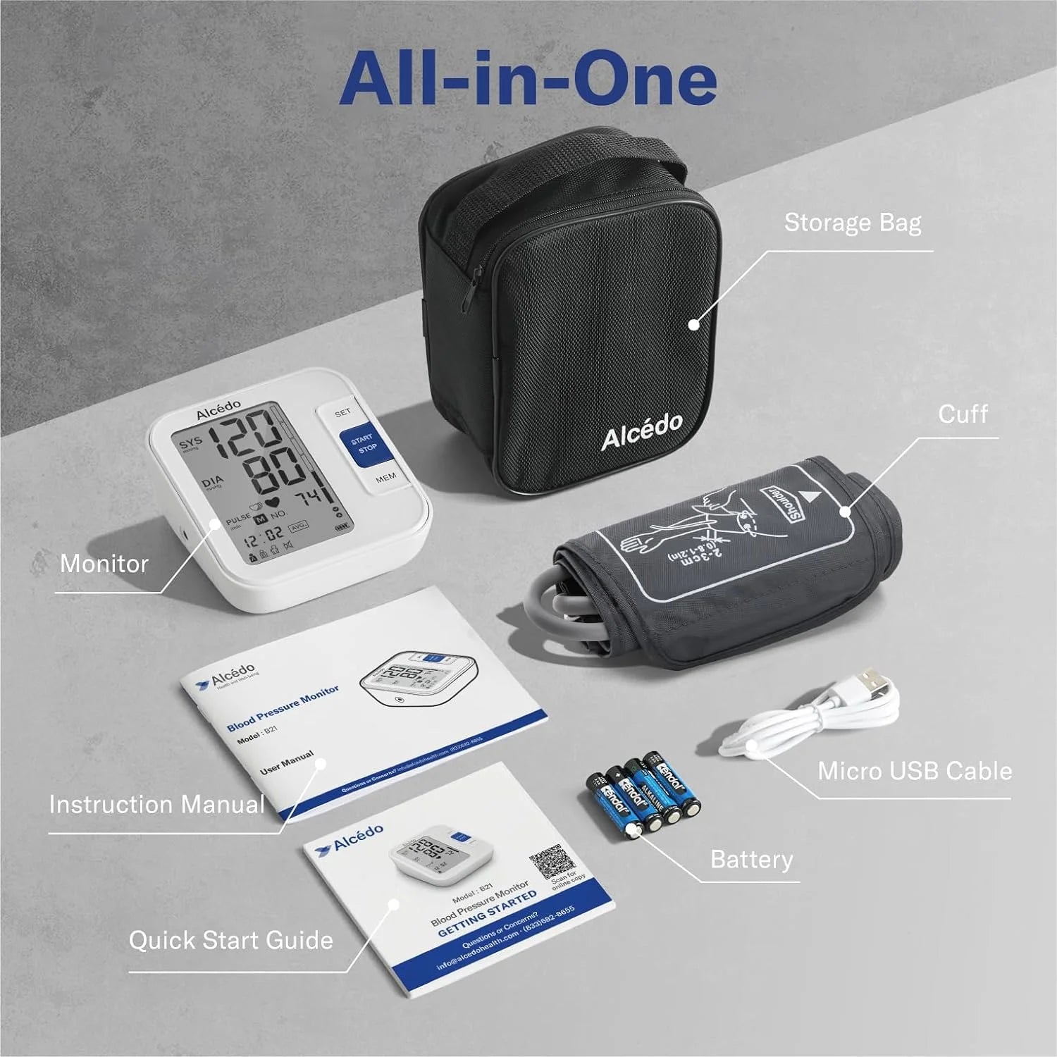 Blood Pressure Monitor for Home Use, Automatic Digital BP Machine with Large Cuff for Upper Arm, LCD Screen, Memory, Talking Function Large Screen