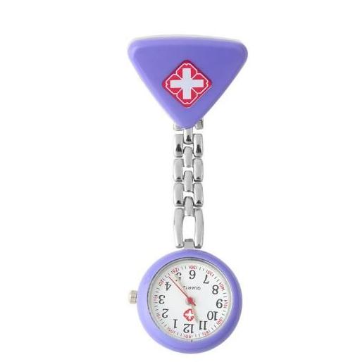 Triangle Nurse Watch with Cross Design for Women