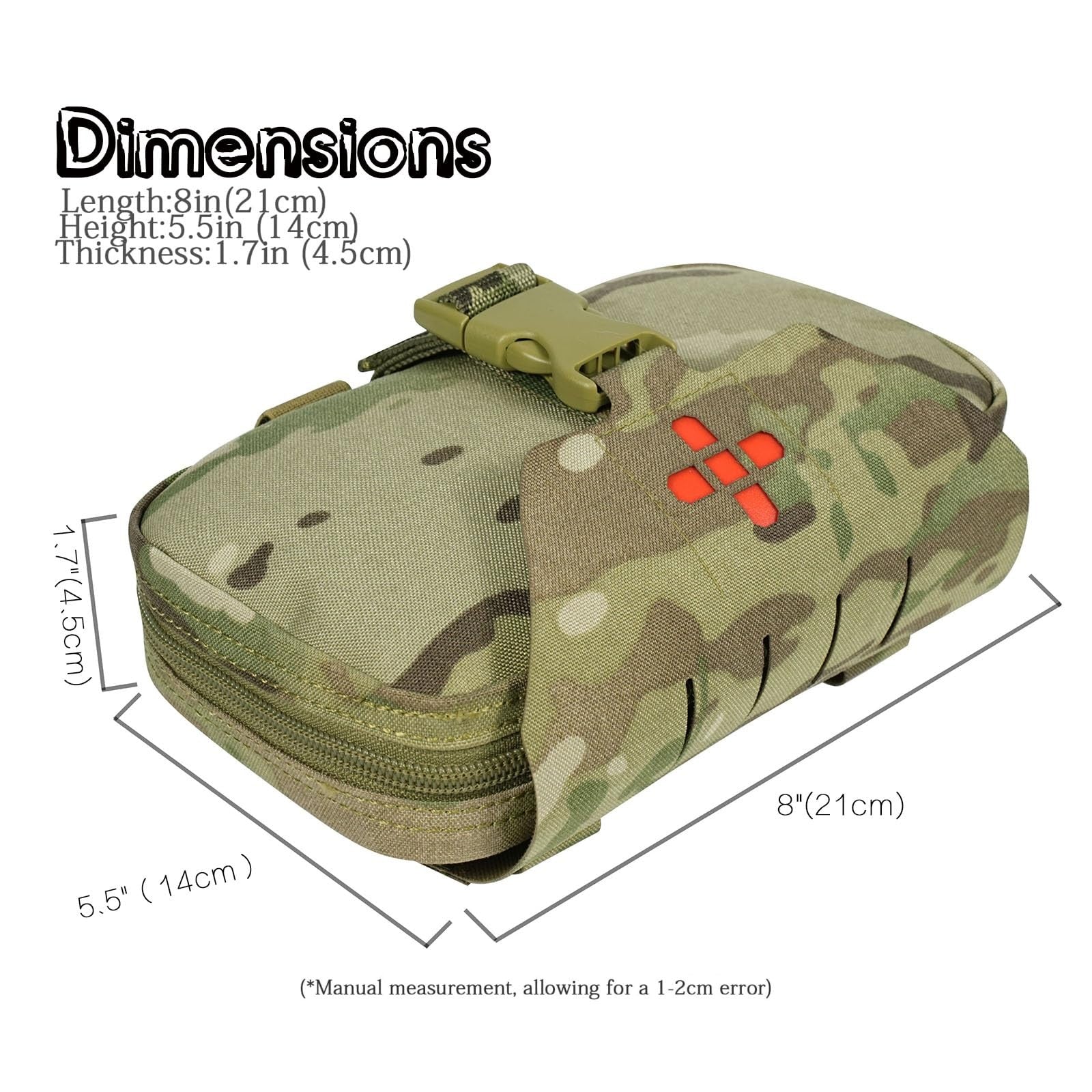 Ifak Pouch-Rapid Deployment Tactical MOLLE Trauma Kit Pouches, Quick Release ...