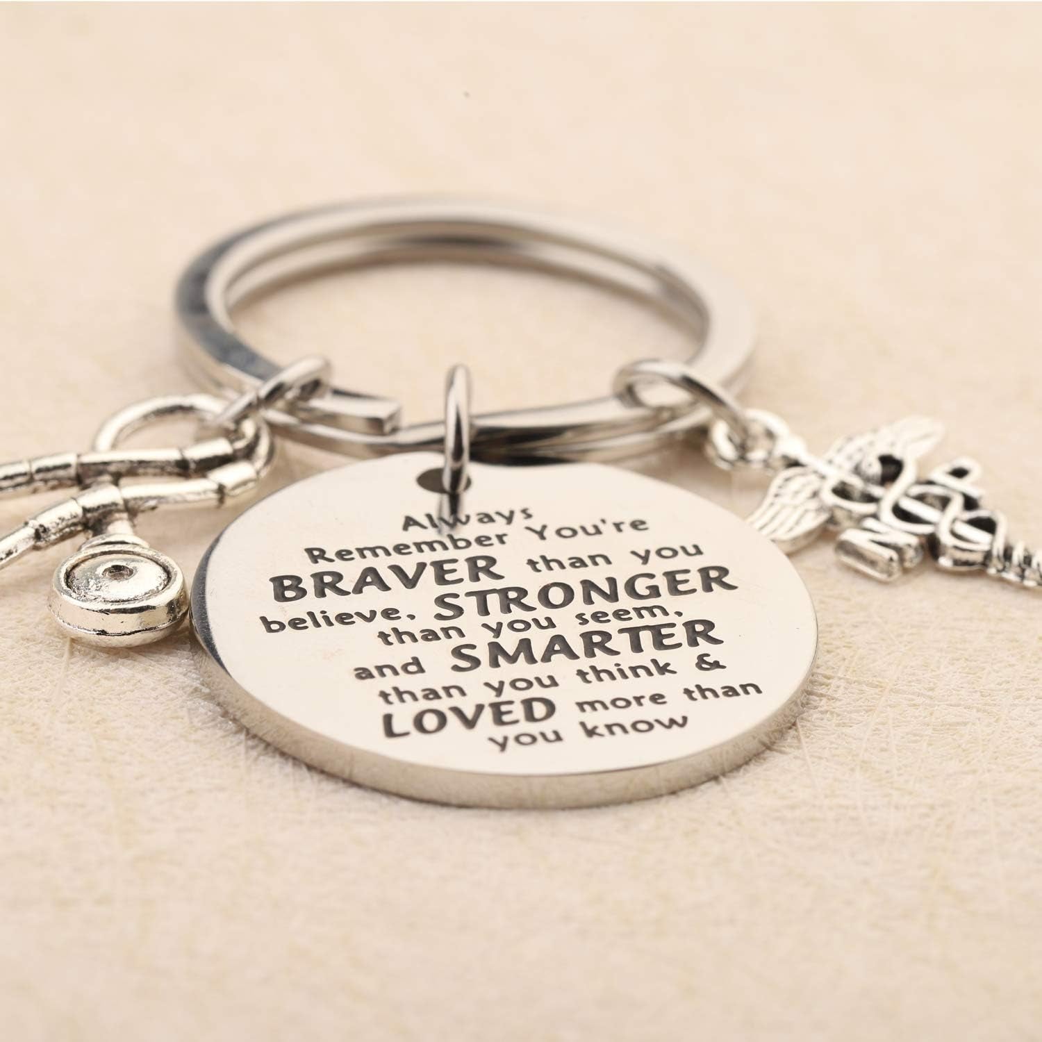Nurse Practitioner Gifts NP Keychain Nurse Practitioner Graduation Gift NP Gift Nurse Practitioner Jewelry Keychain