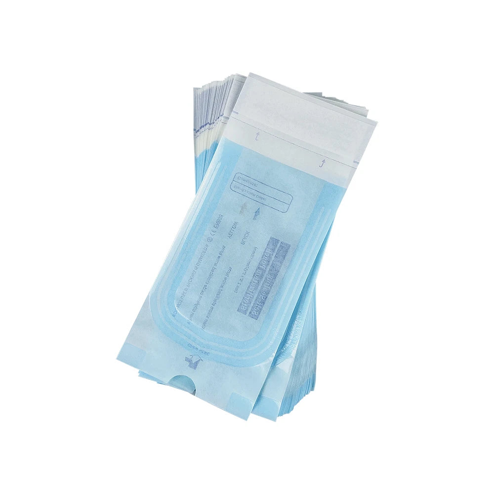200Pcs Disposable Sterilization Pouch Bags Puncture Self-Sealing Bag 5 Sizes Tattoo Dental Nail Accessories Dental Medical Tools