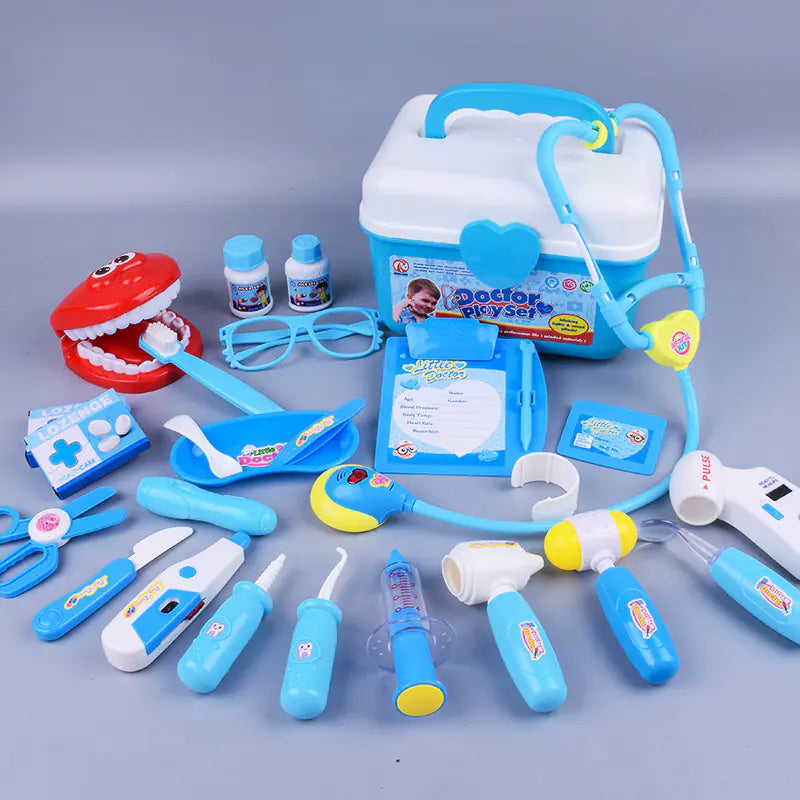 Kids Pretend Doctor Medical Kit Playset for Girls