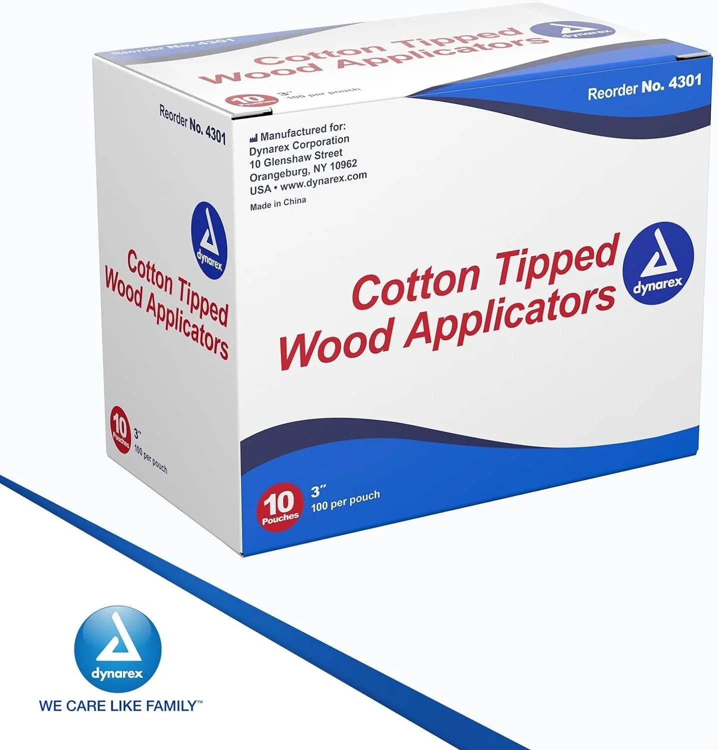 Cotton Tip Swabstick 4301 Box of 1000