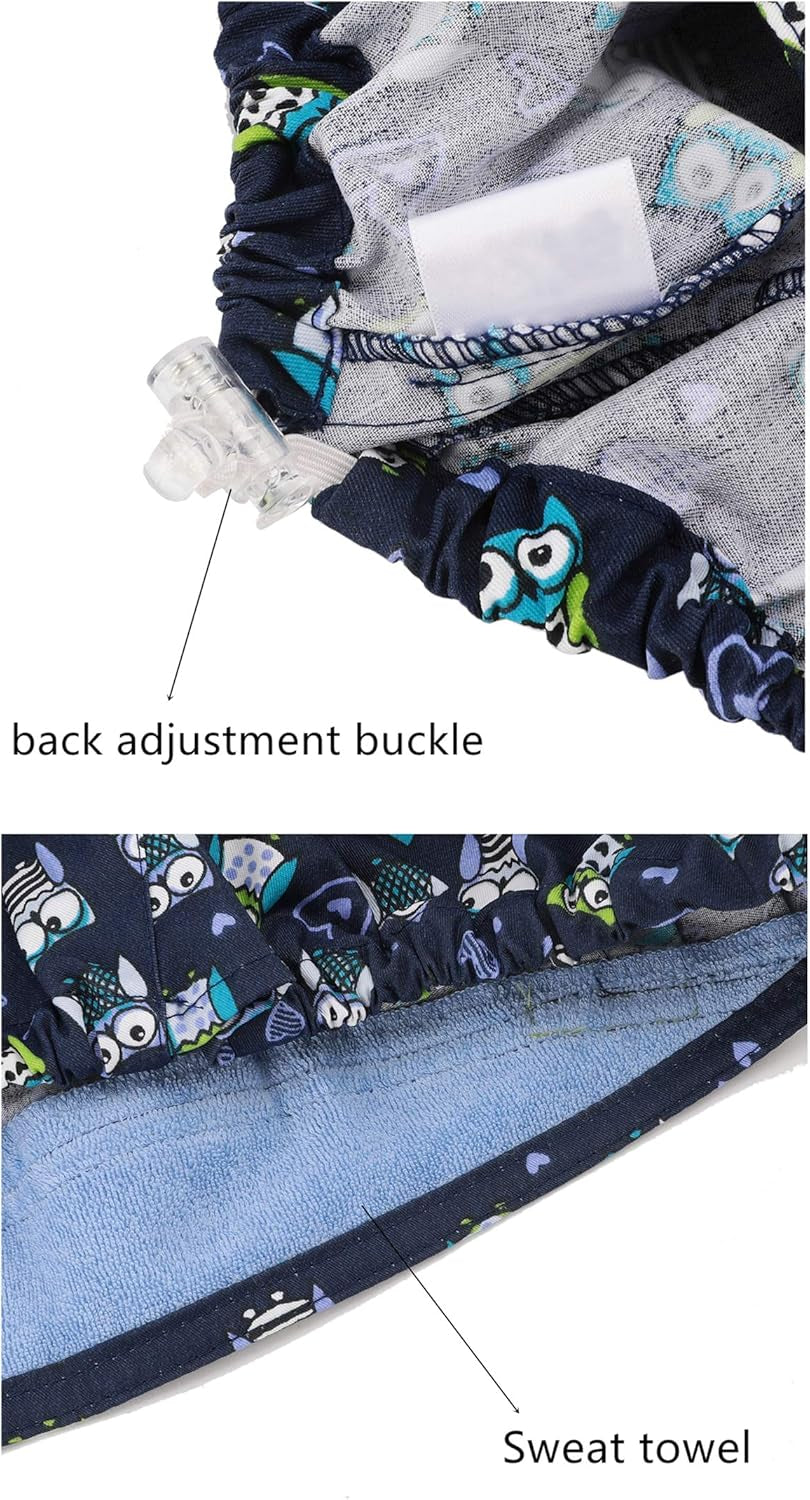 1Pc Women'S Bouffant Work Cap for Long Hair Ladies