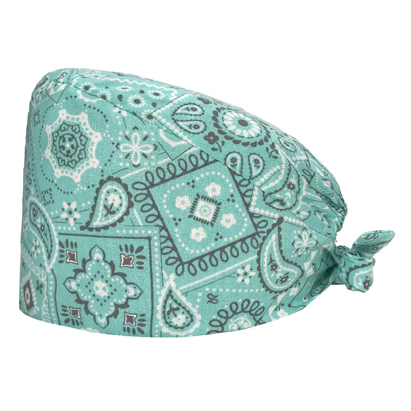 Cute Cotton Nurse Hat with Fun Prints