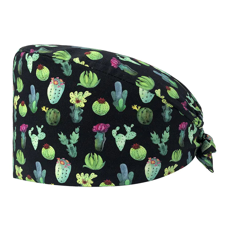 Cute Cotton Nurse Hat with Fun Prints