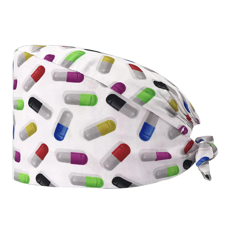 Cute Cotton Nurse Hat with Fun Prints