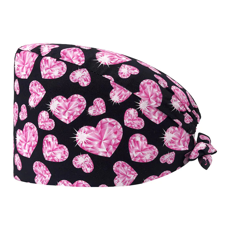 Cute Cotton Nurse Hat with Fun Prints