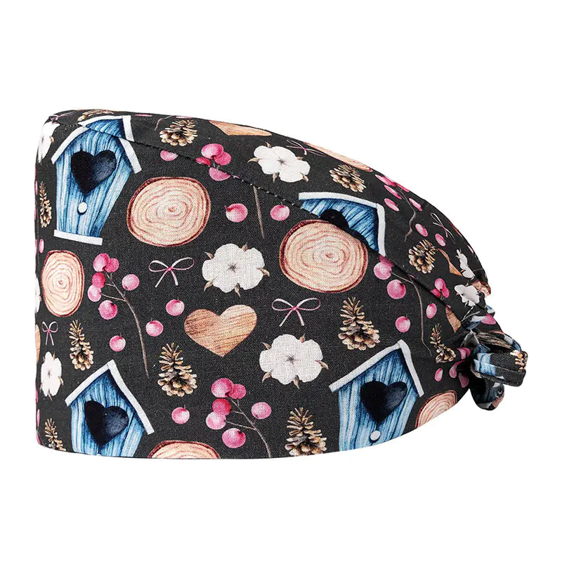 Cute Cotton Nurse Hat with Fun Prints