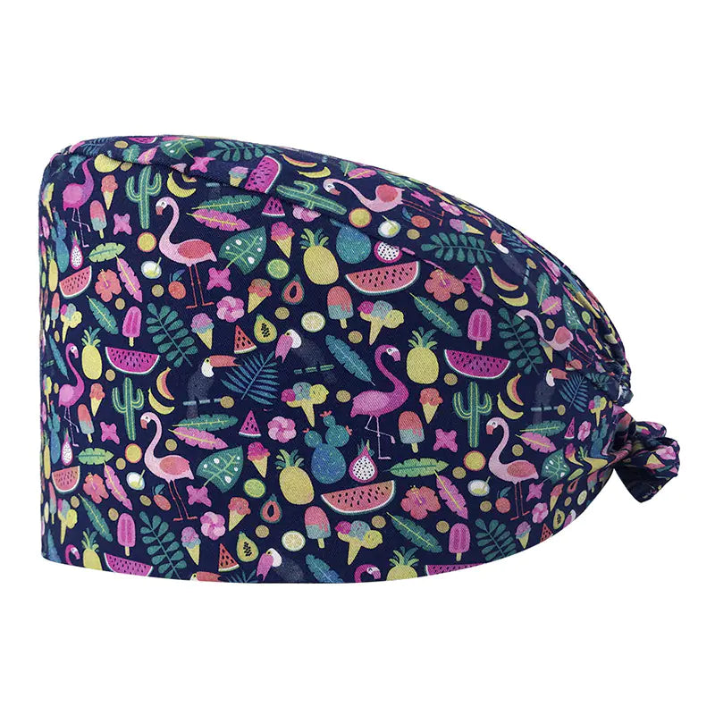 Cute Cotton Nurse Hat with Fun Prints